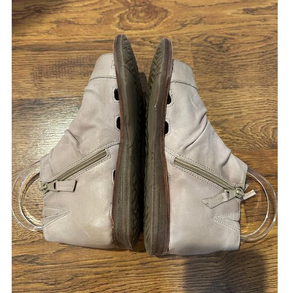 Miz Mooz Women's Fuller Open Toe Leather Sandals – Beige – Size 37 Street Style - Picture 6 of 10